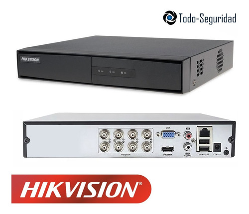 Imagen 4 de 9 de Kit Seguridad Dvr 8ch Hikvision + 4 Camaras 1080p 2mp +disco