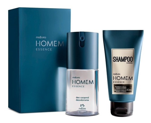 Presente Natura Homem Essence Deo Corporal + Shampoo | MercadoLivre