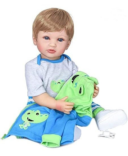 Muñeca Accesorio Reborn Baby Dolls Boy Full Silicone Body Op