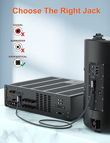 Cable Óptico Vanux De 90 Grados, Audio Spdif Audio Optical C