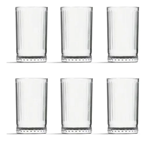 Set X6 Vasos Galata Alto 443ml Cristar