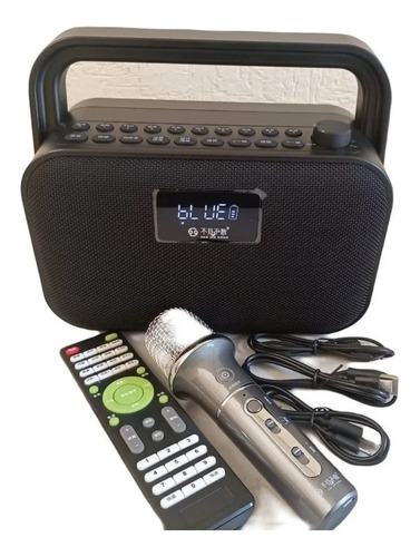 Bocina Portatil Con Karaoke Modelo Bv680 Con Microfono