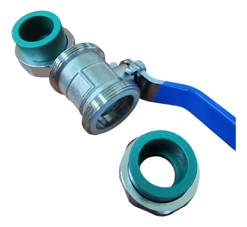 Válvula Esférica Para Agua Fusion 20mm Con Doble Media Union