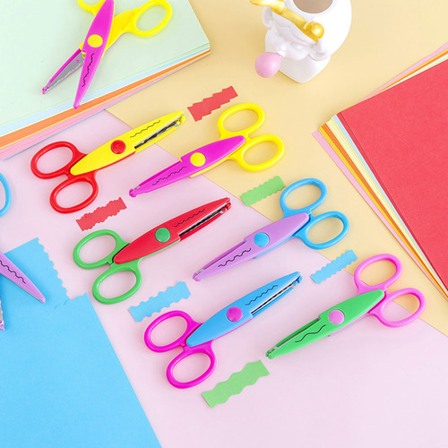 Tijeras Para Cortar Papel Para Niños, 6 Unidades