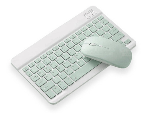 Teclado + Raton Mouse Bt Para Computador O Tablet