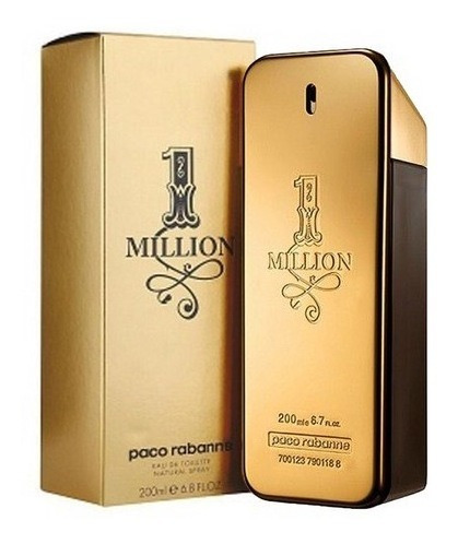 Imagen 2 de 7 de Minidosis 5 Ml 1 Million Edt Paco Rabanne Hombre