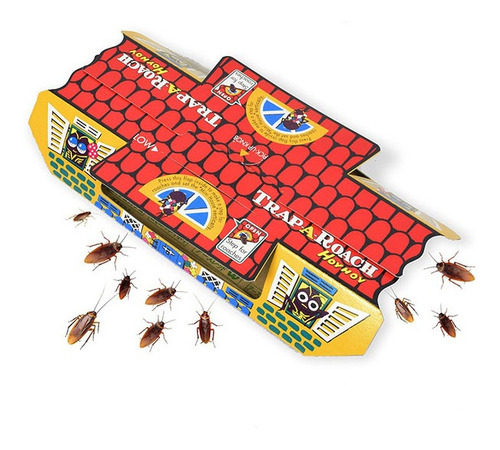 Armadilha Atóxica Pega Baratas Trap A Roach Com 5 Unidades