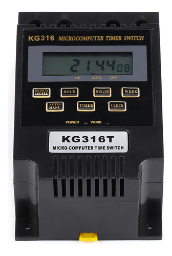 Control De Microordenador Digital Lcd Con Temporizador Progr