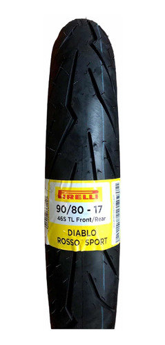 Llanta 90 80 17 Pirelli Diablo Rosso Sport