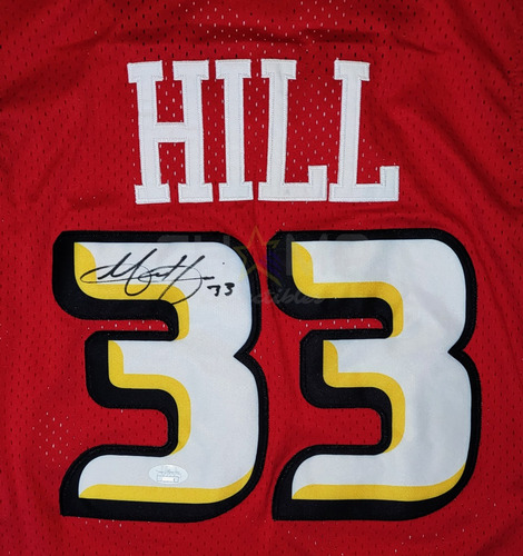 Jersey Firmado Grant Hill Detroit Pistons Autografo M&n 1998