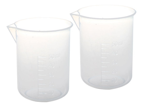 Vaso Medidor De Agua Líquida De Plástico Para Laboratorio, 2