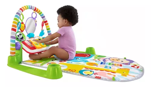 Alfombra de juegos para bebés Gimnasio para bebés, Piano Tummy Time Baby  Activity Gym Mat con 5 juguetes sensoriales de aprendizaje para bebés, bebé  recién nacido de 0 a 12 meses (Rojo)