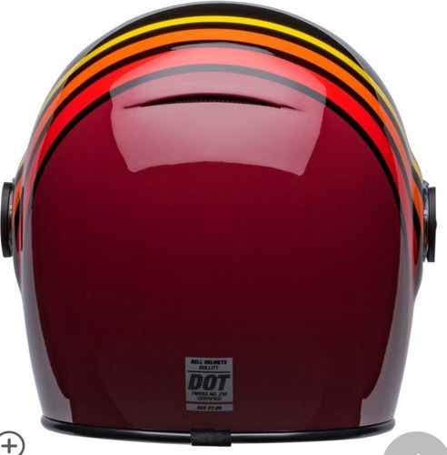 Imagen 6 de 7 de Casco Bell Bullitt Reverb Black / Red