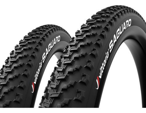 Par Pneu 29 Vittoria Saguaro 2.25 Xc- Tubeless Preto