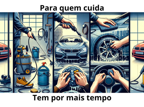 Jogo Lavagem Automotiva Limpa Pneus+cera+silicone+esponja