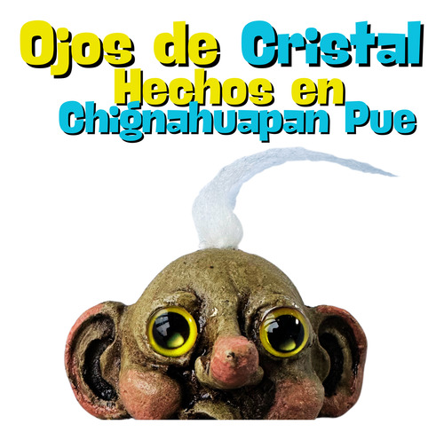 Troll Piki Baby De La Suerte - Troll Elfo Duende Azul Acero