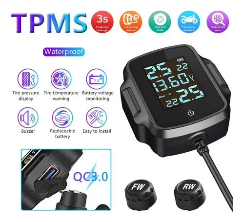 Sistema De Control De Presión De Neumáticos De Moto Tpms |