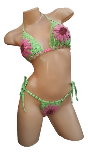 Bikini Tejida Al Crochet 