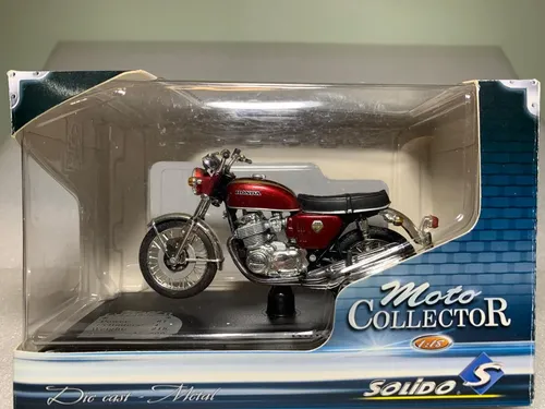 Miniatura Moto Honda Cb750 Four Café Racer Solido 1:18 11cm