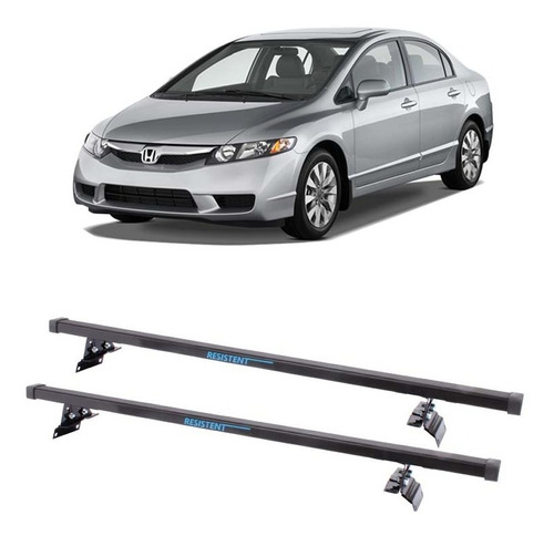 Rack Teto Resistent Sport Honda Civic 2009 Até 2011 Lw148