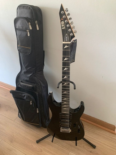 Guitarra Eléctrica Ltd Negra Mt-130 + Bolso Y Accesorios 