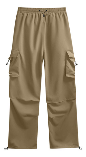 Pantalones Para Hombre Con Cintura Elástica Con Cordón Y Bol