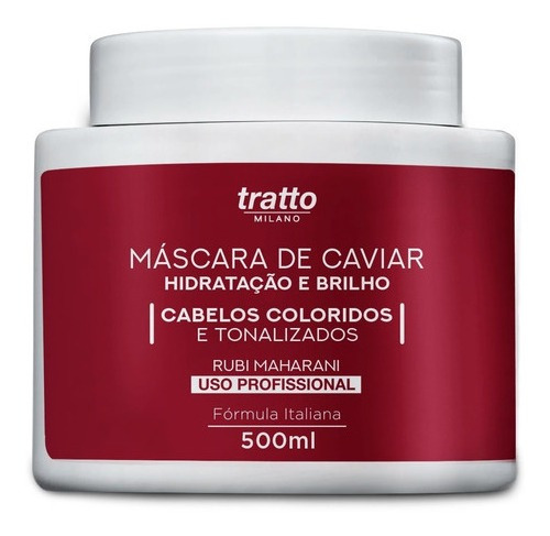 Máscara Cabelos Tonalizados Caviar & Rubi 500g | Cosmezi