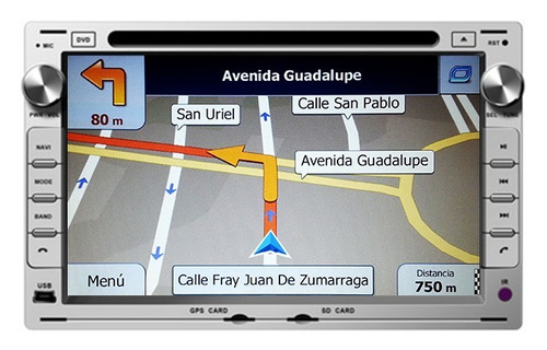 Imagen 6 de 7 de Navegador Pantalla Gps Vw A4 Autoestereo Jetta Clasico Golf