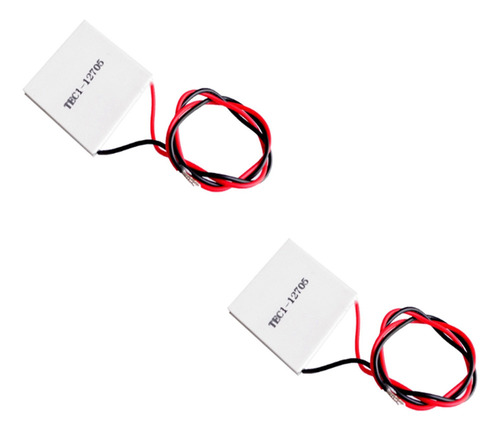2x Nevera Termoeléctrica Tec1-12705 Peltier 40x40mm Tec12705