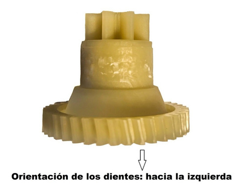 Imagen 3 de 10 de Cortadora Fiambre Engranaje Repuesto 8 Dientes Original