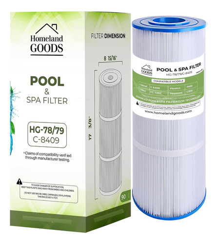 Homeland Goods Filtro De Piscina Plf90a De Repuesto Para Ha.