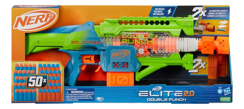 Lanzador Nerf Elite 2.0 Double Punch F6363