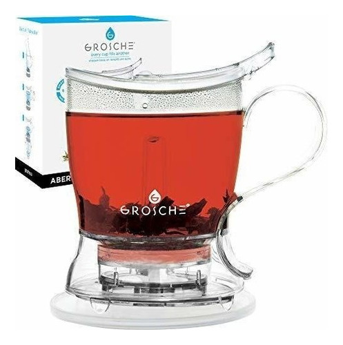 Grosche Aberdeen Perfect Tea Maker - Tetera Con Posavasos, T