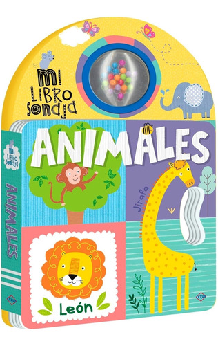 Animales - Mi Libro Sonaja - Con Sonido Incluye Sonajero