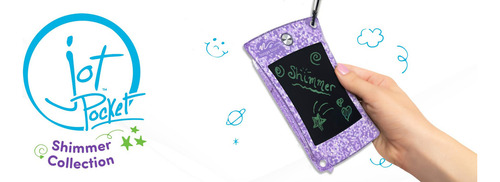 Tablet De Escrita Boogie Board Jot Pocket Pantalla Lcd Roxo