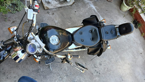 Moto Choper Color Negro Moto 350 Cc Unico Dueño