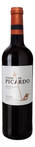 Pack De 4 Vino Tinto Conde De Picardo Tempranillo Crianza 75