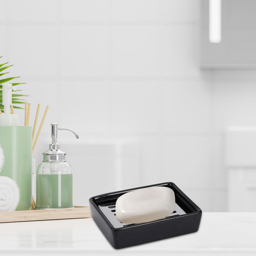 Jabonera De Baño Con Soporte Para Esponja De Baño,