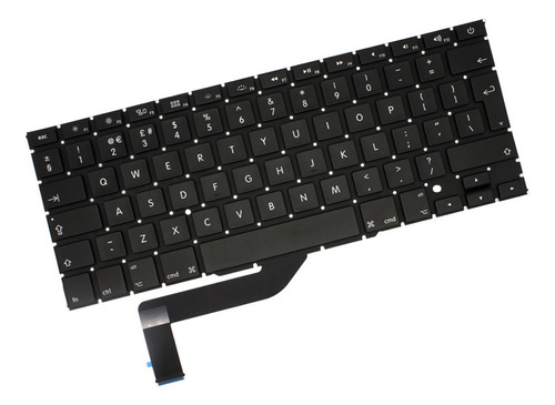 Teclado Macbook A1398 Europeu Uk 2012 2013 2014 2015 Nfe