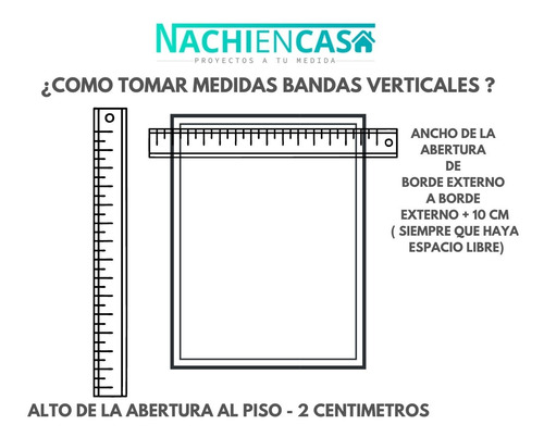 Bandas Verticales Black Out De 155x210 Ventana 150x2 Cortina