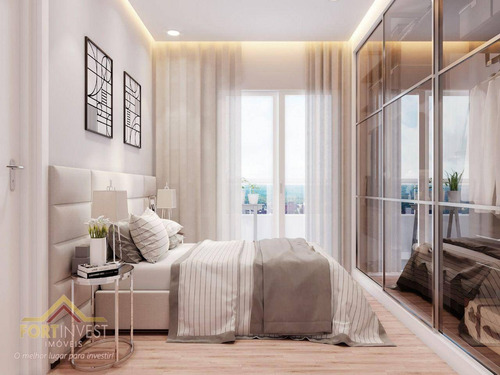 Imagem 21 de 30 de Apartamento Com 1 Dormitório À Venda, 47 M² Por R$ 256.994,72 - Vila Guilhermina - Praia Grande/sp - Ap2774