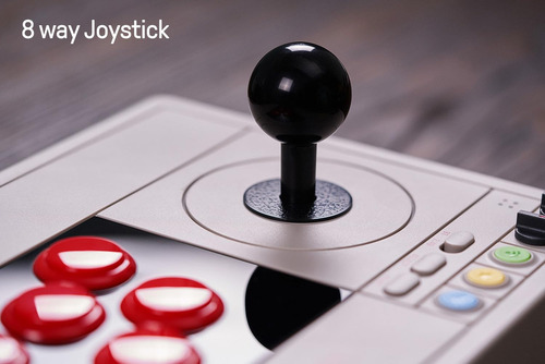 Arcade Fight Stick Retro De 8 Bits Con Joystick Para Switch