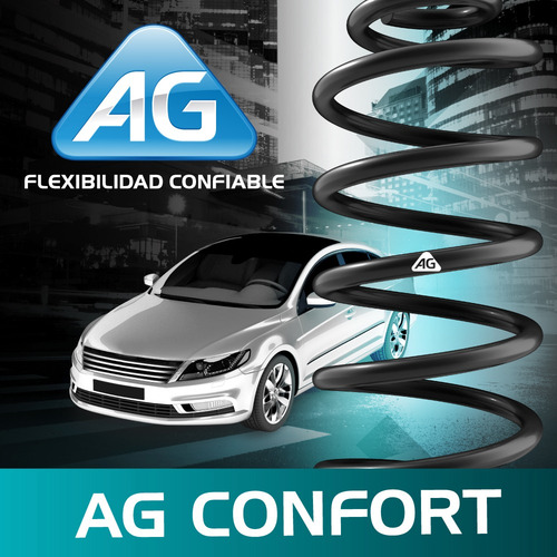 Imagen 3 de 6 de Kit 2 Espirales Traseros Ag Toyota Corolla 2012 Estándar