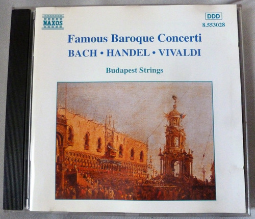 Bach Handel Vivaldi Famous Baroque Concerti Cd Naxos (na)