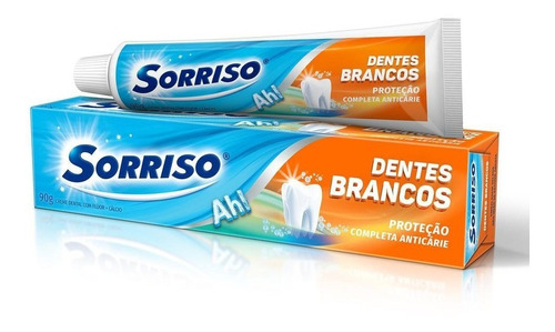 Atacado C/24 Creme Dental Sorriso 90g Dentes Brancos