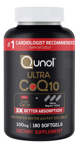 Ubiquinol Ultra Cq10 100 Mg 180