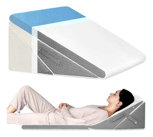 Pirámide De Descanso Ajustable Memory Foam + Gel 