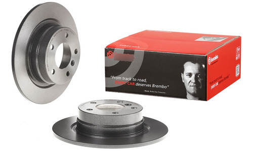 Par Discos Brembo Bmw 120i Style 2007-2012 Trasero