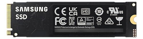 Sansung 1tb Ssd 990 Evo Nvme M.2 Gen4 Nvme 5000mbs Cor Preto Preto