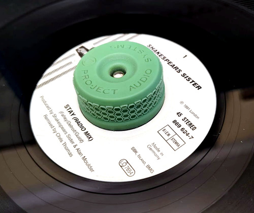 Adapter Para Disco Vinilo De 7 Pulgadas.. 45 Rpm Agua